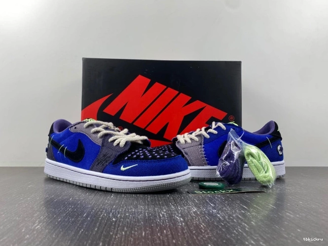 Reps TBK Zion OG Retro Voodoo Williamson Low DZ7292-420 Jordan 1 0729